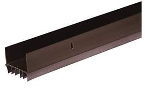 lot 1070 image: Frost King B7936H Vinyl Slide-On Door Bottom for Metal and Wood Doors, 1-34 x 36, Brown