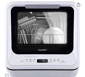 lot 1071 image: COMFEE Countertop Dishwasher, Portable Dishwasher