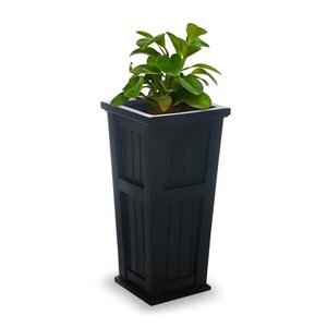 lot 1075 image: Cape Cod 32 Tall Planter - Black