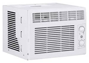 lot 1156 image: GE Window Air Conditioner 5000 BTU, Efficient Cooling for Smaller Areas Like Bedrooms and Guest Rooms, 5K BTU Window AC Unit with Easy Install Kit, White