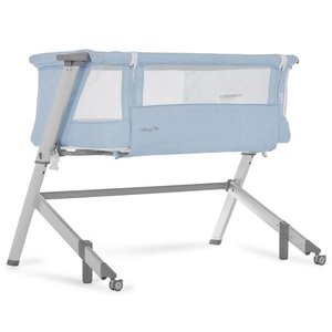 lot 1163 image: Dream On Me Skylar Bassinet and Bedside sleeper in Blue