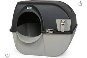 lot 1190 image: Omega Paw Elite Self-Cleaning Litter Box Large EL-RA20-1