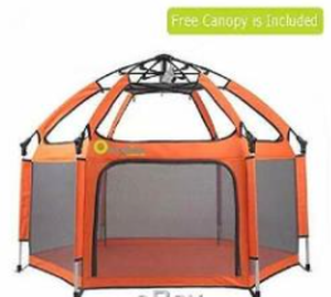 lot 1180 image: POP N GO Portable Baby Playpen Foldable Pack and Carry