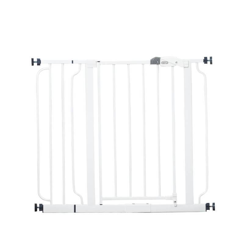 lot 60008 image: Regalo Easy Step� 38.5-Inch Extra Wide Walk Thru Baby Gate, Includes 6-Inch Extension Kit, 4 Pack Pressure Mount Kit, 4 Pack Wall Cups and Mounting Kit