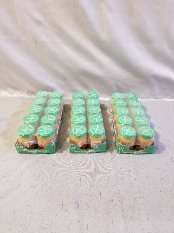 lot 60128 image: 3 Cases of Beech-Nut Harvest Dinners Stage 2, Turkey Apple & Sweet Potato Baby Food, 4 oz Jar