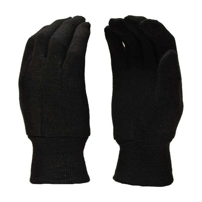 lot 60208 image: G F 4408 Heavy Weight 9OZ Brown Jersey Work Gloves Knit Wrist Sold by Dozen (12-Pairs) - Large