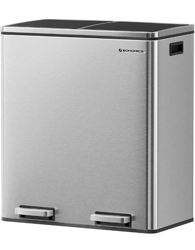lot 28379 image: 16 Gal Stainless Steel Trash Can