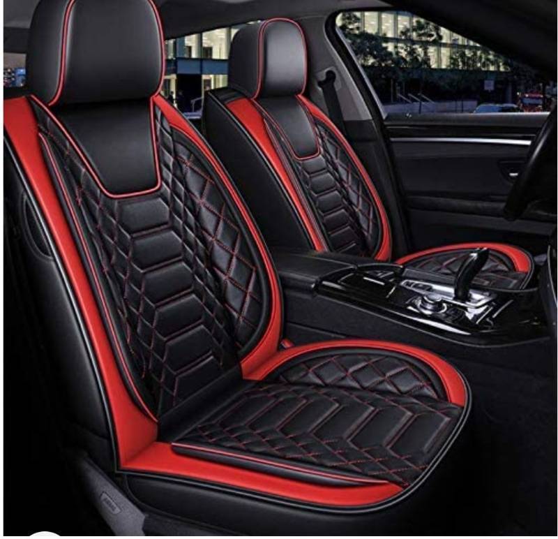 lot 40024 image: AMAZON BASICS FREESOO CAR SEAT COVER , BLACKRED