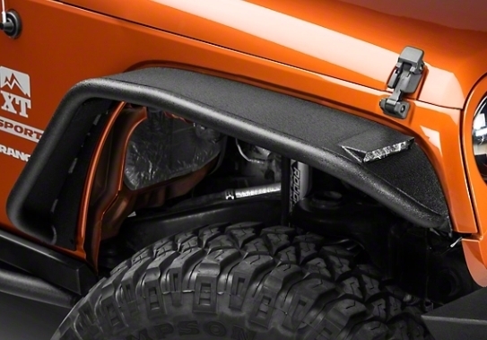 lot 17753 image: BARRICADE FENDER FLARES WITH LED LIGHTING PASSENGER SIDE ONLY FOR 2007-10 JEEP WRANGLER