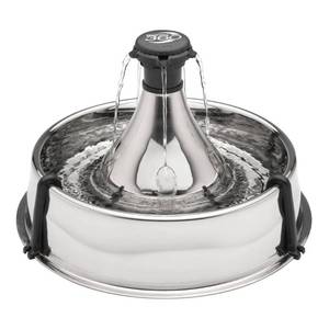 lot 12000 image: PetSafe Drinkwell Stainless Multi-Pet Fountain - 128 oz