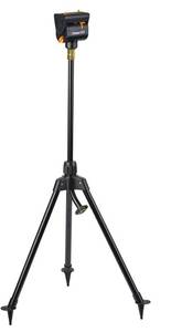 lot 12001 image: Melnor 65115-AMZ MiniMax Turbo Oscillating Sprinkler on Tripod with QuickConn...