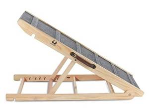 lot 12011 image: Alalacpy High Traction Dog Ramp 42�� Long & Adjustable From 14�� To 26��