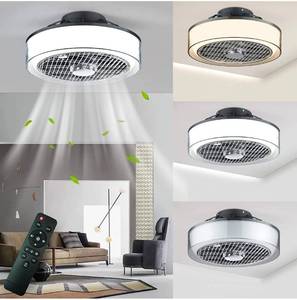 lot 12015 image: IYUNXI Modern Ceiling Intelligent Fan Light