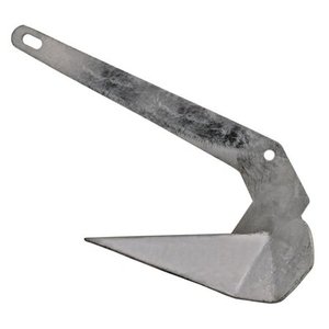 lot 12031 image: Extreme Max 3006.6551 BoatTector Galvanized Delta Anchor - 14 lbs.
