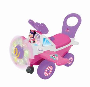 lot 12035 image: Kiddieland Disney Minnie Mouse Plane Light And Sound Activity Ride On