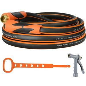 lot 12046 image: Spring Fantasy 58�� ID Hybrid Garden Hose 150 PSI W.P