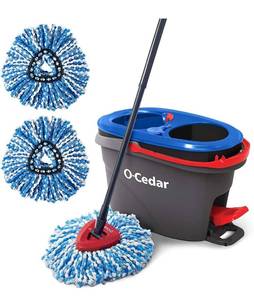 lot 12107 image: O-CEDAR EASY WRING RINSECLEAN MICROFIBER SPIN MOP SYSTEM