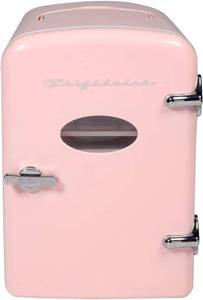 lot 12110 image: FRIGIDAIRE 6can MINI FRIDGE PINK