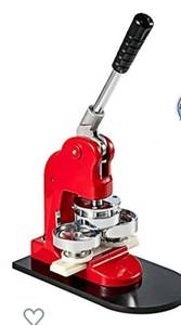 lot 1273 image: VEVOR Button Maker Machine 2.28in 58mm Button Badge Maker Punch Press Machine