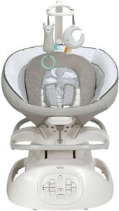 lot 1274 image: Graco - Sense2Soothe Swing with Cry Detection Technology - Sailor