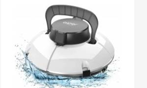 lot 2138 image: AIPER SMART CORDLESS AUTOMATIC POOL CLEANER, STRONG SUCTION WITH 2PCS UPGRADED MOTORS, LIGHTWEIGHT, IPX8 WATERPROOF, AUTO-DOCK ROBOTIC POOL CLEANER, IDEAL FOR ABOVEIN-GROUND FLAT POOL UP TO 538SQ FT Damage See Pictures No Charger