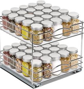 lot 68 image: Pull Out Spice Rack Organizer for Cabinet, Heavy Duty