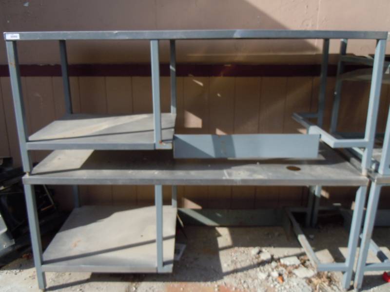 lot 236 image: Pair of Heavy Duty Donut Robot Tables