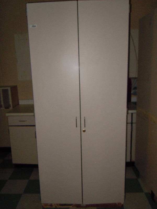 lot 214 image: Wooden Storage Closet