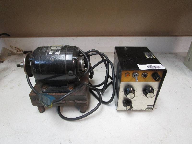 lot 187 image: Speed Control with Motor