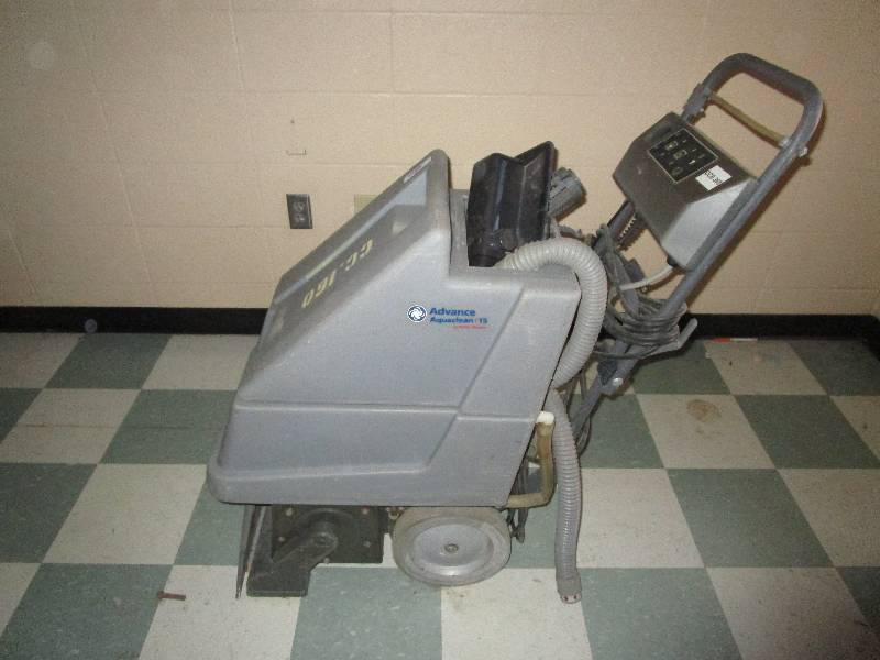 lot 208 image: Aquaclean Walk Behind Floor Scrubber Industrial