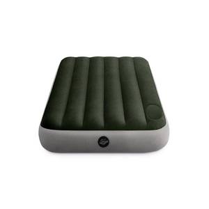 lot 1702 image: Intex Dura-Beam Standard Series Downy Airbed with Built-In Foot Pump, Twin Size