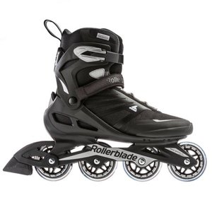 lot 1703 image: Rollerblade USA Zetrablade Mens Adult Size 13 Fitness Inline Skate BlackSilver