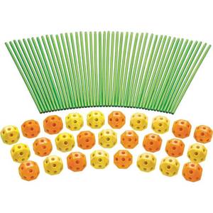 lot 1724 image: Funphix Fort Building Kit with Glow in The Dark Sticks, 77 Pieces