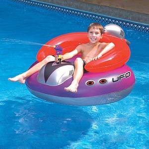 lot 1741 image: Swimline - Inflatable UFO Lounge Chair with Squirt Gun