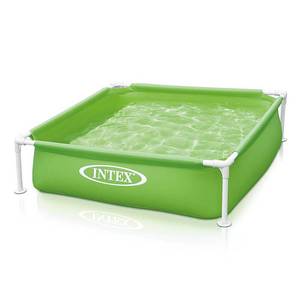 lot 1746 image: Intex - Mini Frame Kids Beginner Kiddie Swimming Pool - Green