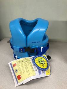 lot 1752 image: TRC Recreation Kids Super Soft USCG Vest S- Marina Blue