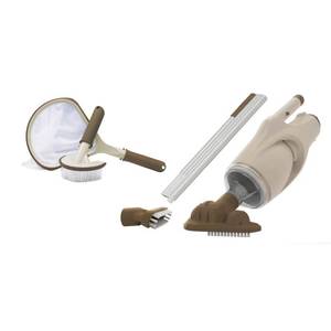 lot 1755 image: Boreal Rechargeable Underwater 4.5 Foot Pool Vacuum Kit w Suction & Brush Head