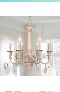 lot 40737 image: OSAIRUOS French Country Candle-Style Chandelier