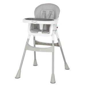 lot 40755 image: Dream On Me Portable 2-In-1 Table Talk High Chair, Gray