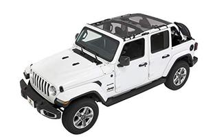 lot 40766 image: Bestop Sun Extended Safari Style Bikini Top (52411-11) for Jeep Wrangler JL 4-Door
