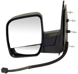 lot 40772 image: Dorman 955-1331 Driver Side Power Door Mirror - Folding Compatible with Select Ford Models, Black