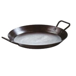 lot 40807 image: Lodge Carbon Steel Skillet, Pre-Seasoned, 15-inch,Black