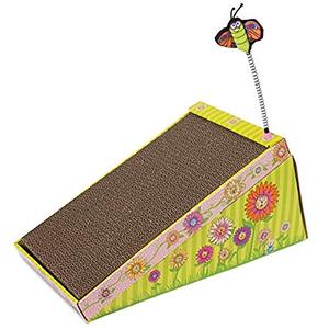 lot 40833 image: Fat Cat Big Mamas Scratch n Play Ramp Reversible Cardboard Toy