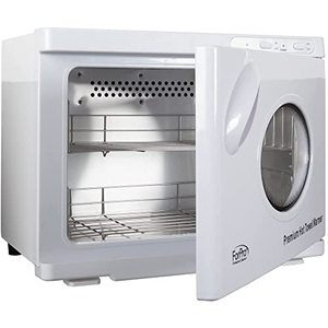 lot 40840 image: ForPro Professional Collection Classic Hot Towel Warmer Cabinet, Signature White
