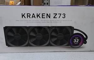 lot 40882 image: Nzxt Kraken Z73 Computer Liquid Cooling Processor - Rl-krz73-01