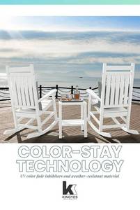 lot 40944 image: KINGYES Outdoor Rocking Chair