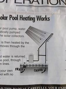 lot 40965 image: SunHeater swimming pool solar heating system