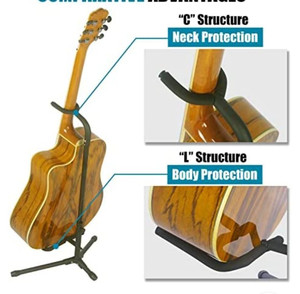 lot 40984 image: Guitar Stand, Black