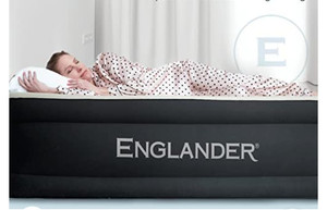 lot 40989 image: ����Englander Cal King Size Air Mattress w Built in Pump