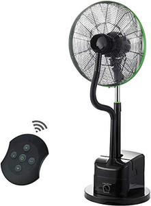 lot 41014 image: Simple Deluxe 18 Inch Misting fan Adjustable height Oscillating Cooling Pedestal fan